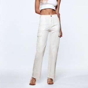 Zara Straight Cargo Pants